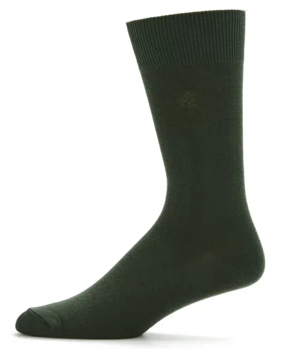Perry Ellis Portfolio Perry Ellis Men's Socks, Rayon Dress Sock Single Pack In Green