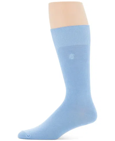 Perry Ellis Portfolio Perry Ellis Men's Socks, Rayon Dress Sock Single Pack In Light Blue