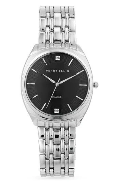 Perry Ellis Slim Bracelet Watch, 41mm In Metallic