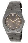 Perry Ellis Slim Diamond Bracelet Watch, 40mm In Gray