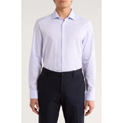 Perry Ellis Slim Fit Textured Dress Shirt In Blue