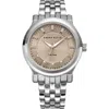 Perry Ellis Solar Mesh Strap Watch In Metallic