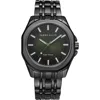 Perry Ellis Solar Powered 3-hand Quartz Bracelet Watch, 41mm In Gunmetal