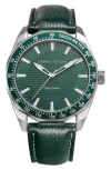 Perry Ellis Solar Powered 3-hand Quartz Strap Watch, 41mm In Silver-green