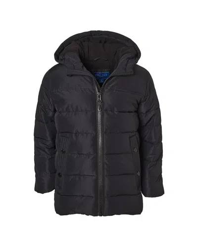 Perry Ellis Kids' Solid Ripstop Puffer Jacket In Black