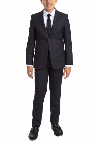 PERRY ELLIS ST. PETER 5-PIECE SUIT SET IN DARK GREY