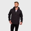Perry Ellis Tech Stretch Softshell Jacket In Black