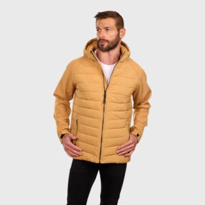 Perry Ellis Tech Stretch Softshell Jacket In Yellow