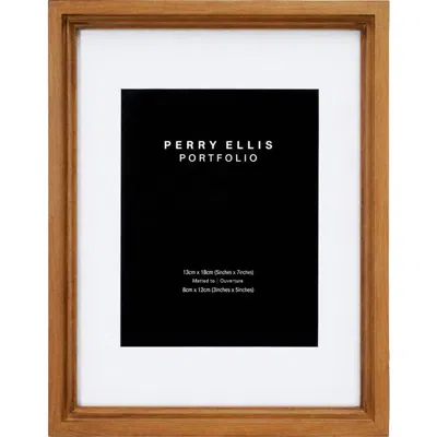 Perry Ellis Triple Bevel Photo Frame In Black