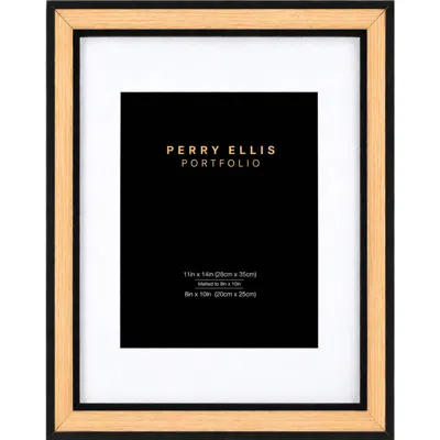 Perry Ellis Two-tone Bevel Photo Frame In Multi