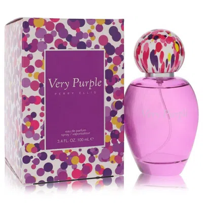 Perry Ellis Very Purple Eau De Parfum Spray For Women - 3.4 oz In White