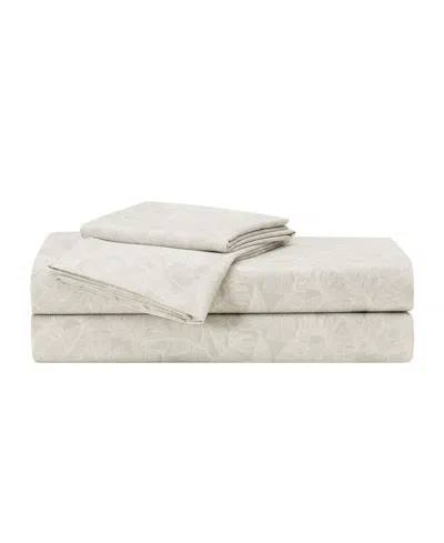 Perry Ellis Yvonne 4-pc. Sheet Set, Queen In Neutral