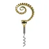 Perry Gargano Gold Handmade Tentacle Wine Bottle Opener & Stopper In Gold