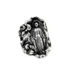 Perry Gargano Men's Holy Og Ring - Sterling Silver - Religious Baroque - Jesus - Waterproof