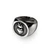 Perry Gargano The Sacred Heart Ring - Sterling Silver Womens Vintage Signet
