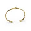 Perry Gargano The Wishbone Cuff - Gold Brass - Modern Mens Waterproof