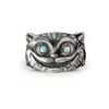 Perry Gargano Women's Cheshire Cat ~ Wanderlust Ring - Sterling Silver - Ethiopian Opal Gemstones