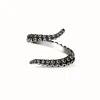 Perry Gargano Women's The Tentacle Wrap Ring - Sterling Silver Octopus Adjustable - Waterproof