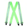 Perry Suspenders Men's Clip-end Reflective Safety Suspenders In Green