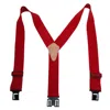 Perry Suspenders Men's Elastic 2 Inch Wide Hook End Suspenders (tall Available) In Red