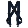Perry Suspenders Men's Elastic Big & Tall Side Clip Trucker Suspenders In Blue