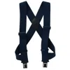 Perry Suspenders Men's Elastic Outback Side Clip Ubee Trucker Suspenders In Blue