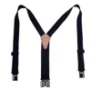 Perry Suspenders Men's Tall Elastic 1.5 Inch Wide Hook End Suspenders In Blue