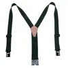 Perry Suspenders Men's Tall Elastic 1.5 Inch Wide Hook End Suspenders In Green