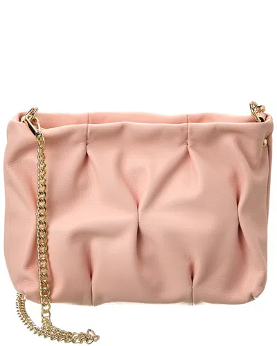 Persaman New York #1069 Leather Clutch In Gold