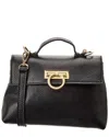 Persaman New York #1175 Leather Satchel In Black