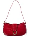 Persaman New York Adele Leather Shoulder Bag In Red