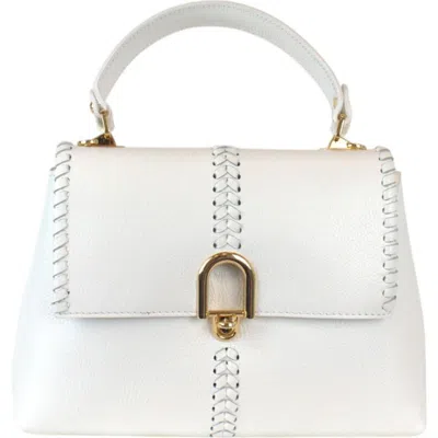 Persaman New York Adeline 18 Satchel Bag In Sand