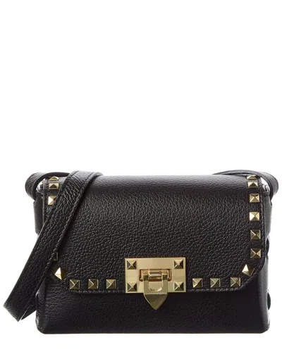 Persaman New York Alessia Studded Leather Crossbody In Black