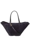 Persaman New York Ally13 Suede Tote In Blue