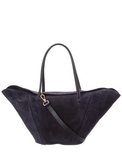 Persaman New York Ally13 Suede Tote In Blue