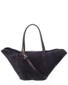 Persaman New York Ally13 Suede Tote In Blue