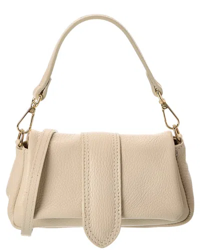 Persaman New York Amalie Leather Shoulder Bag In Sand