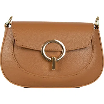 Persaman New York Amber 18 Crossbody Bag In Brown