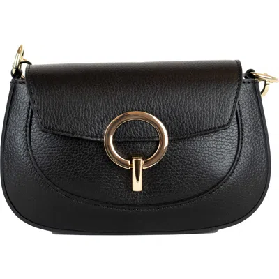 Persaman New York Amber 18 Crossbody Bag In Black