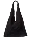 Persaman New York Amelia Suede Hobo Bag In Black