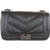 Persaman New York Ariana Quilted Crossbody Bag In Black