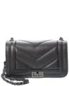 Persaman New York Ariana16 Quilted Leather Crossbody In Black