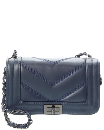 Persaman New York Ariana16 Quilted Leather Crossbody In Blue