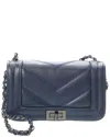 Persaman New York Ariana16 Quilted Leather Crossbody In Blue