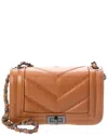 Persaman New York Ariana16 Quilted Leather Crossbody In Brown