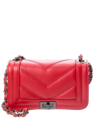 Persaman New York Ariana16 Quilted Leather Crossbody In Red
