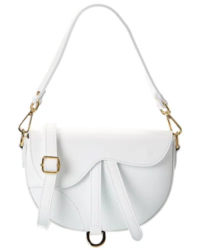 Persaman New York Ayla Leather Saddle Bag