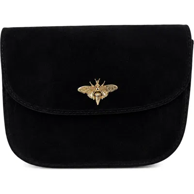 Persaman New York Bee Crossbody Bag In Black