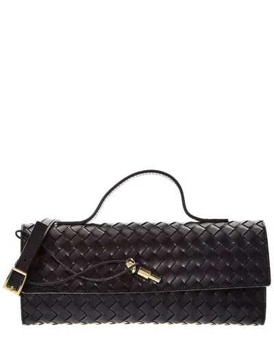 Persaman New York Bonnie Woven Leather Clutch