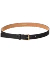 Persaman New York Brinley16 Leather Belt In Black